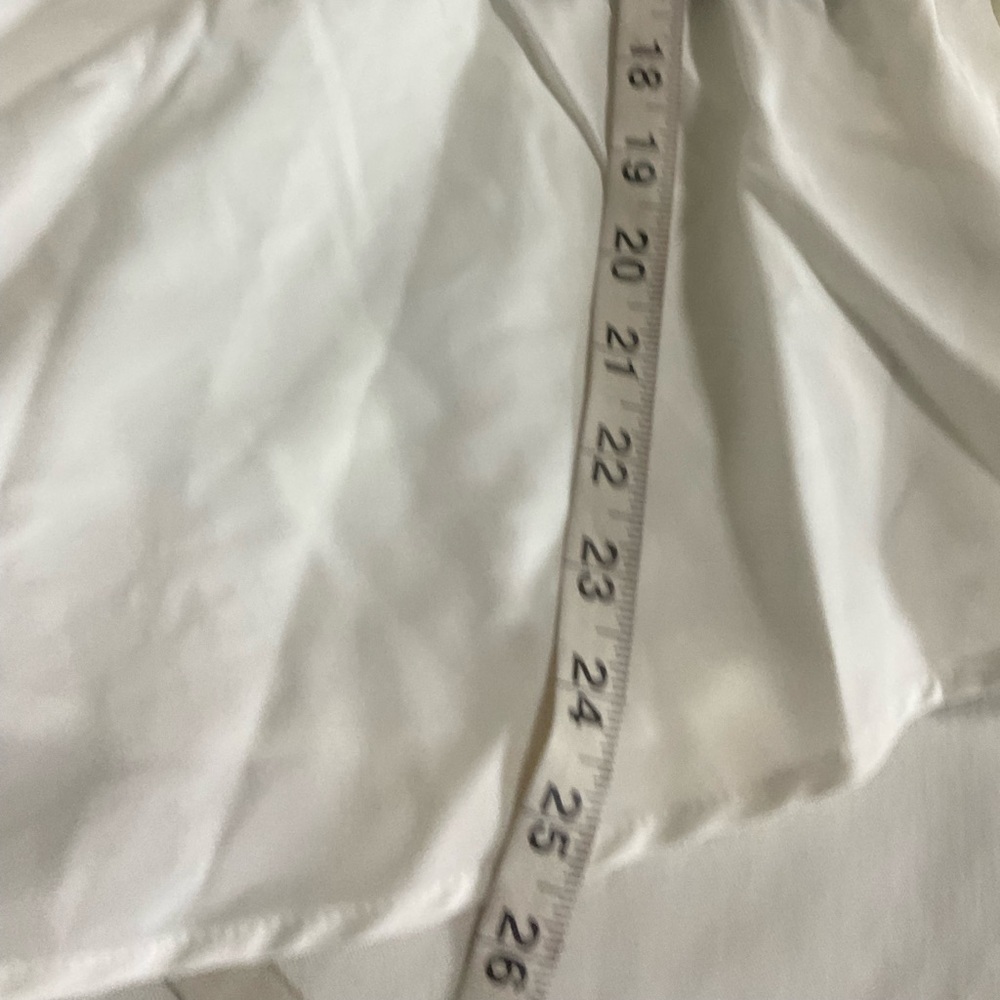 Curvzy Blusa 3XL Blanco Negro Cuello Peter Pan Nueva - Picture 7 of 10